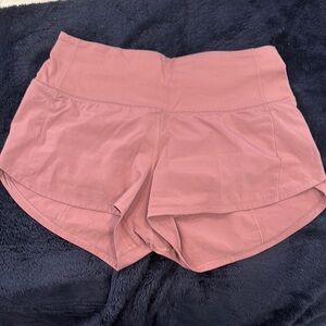 Women's High-Waisted Shorts - Rose Pink